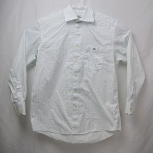 Lacoste Long Sleeve Button Up Shirt 44(XL) White
